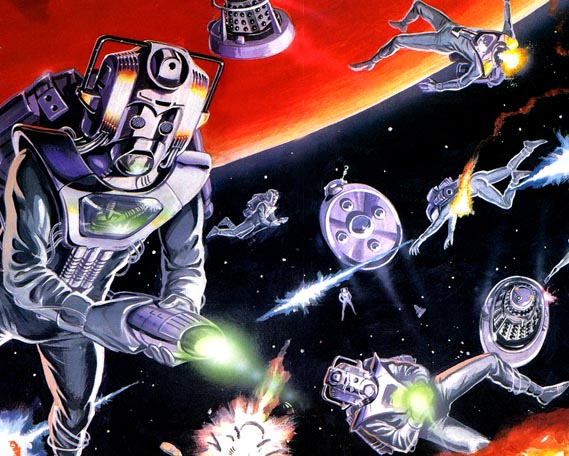Cybermen versus Daleks. That'll never happen :)