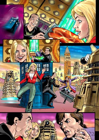 sample page featuring 9th & 10th Doctors